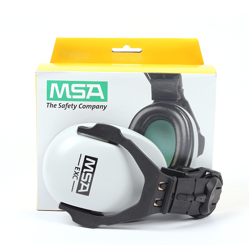 MSA梅思安头盔式防噪音耳罩SOR10012听力防护降噪耳罩