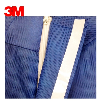 3M 蓝色带帽连体防护服 4532+