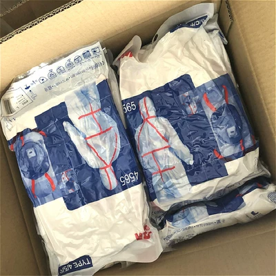 3M 白色带帽连体防护服 4565