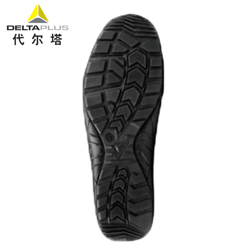 代尔塔301347黑色防砸防穿刺耐磨防滑防静电帆布船鞋安全鞋