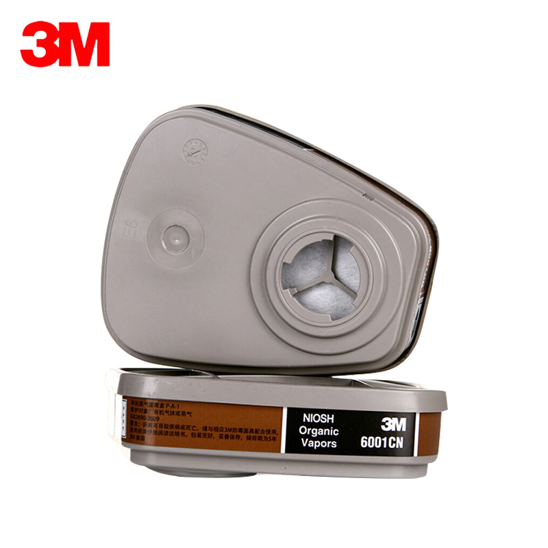 3M 6001CN过滤有机气体滤毒盒 呼吸防护 过滤罐