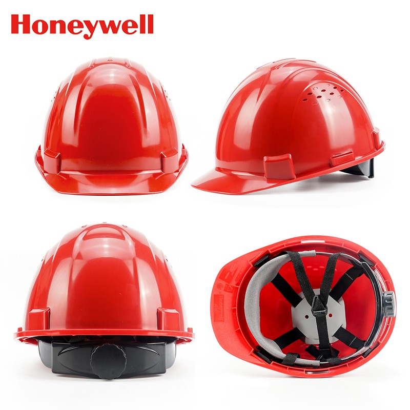 霍尼韦尔（Honeywell）H99RA115S红色ABS带透气孔安全帽工地建筑工程电力施工业防砸抗冲击符合国标