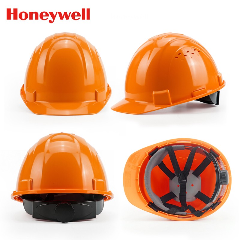霍尼韦尔（Honeywell）H99RA103S橙色ABS带透气孔安全帽工地建筑工程电力施工业防砸抗冲击符合国标