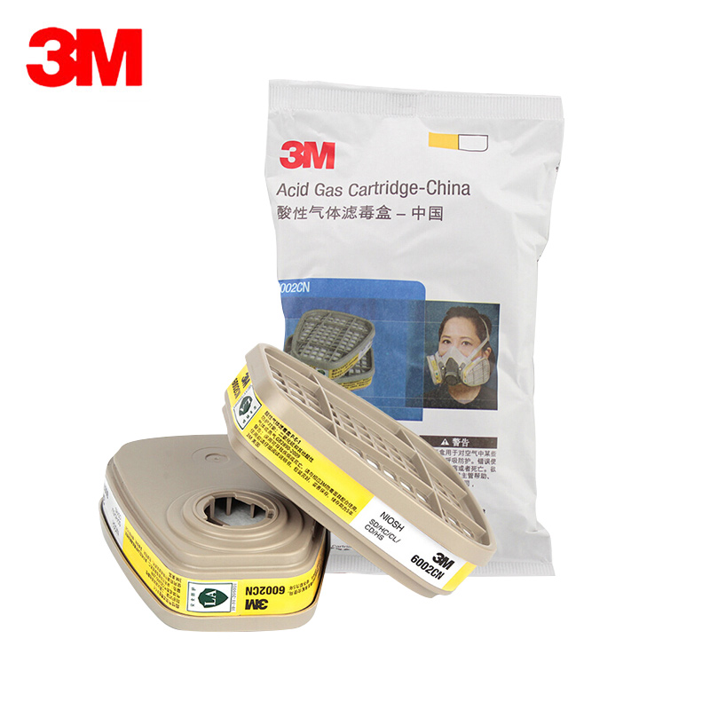 3M 6001CN 酸性有机气滤毒盒