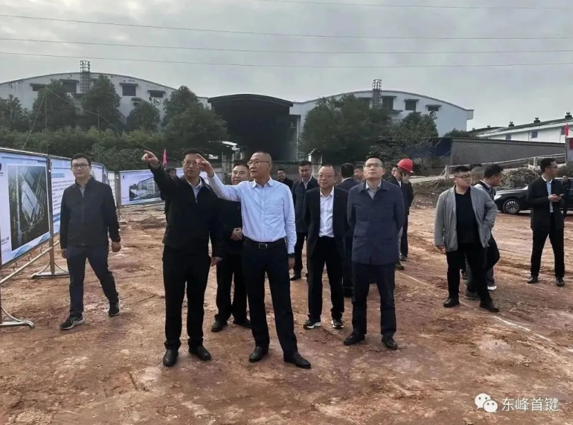 凝心聚力促发展丨涪陵区委副书记、区政府区长刘忠莅临东峰首键指导工作