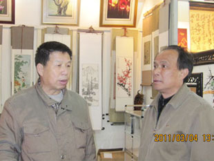 省工美協(xié)會(huì)領(lǐng)導(dǎo)視察