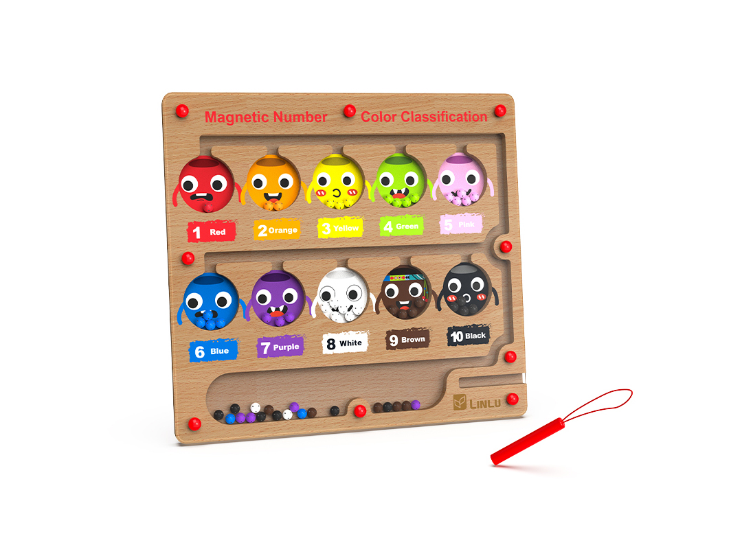 LL0058 磁力数字颜色分类板