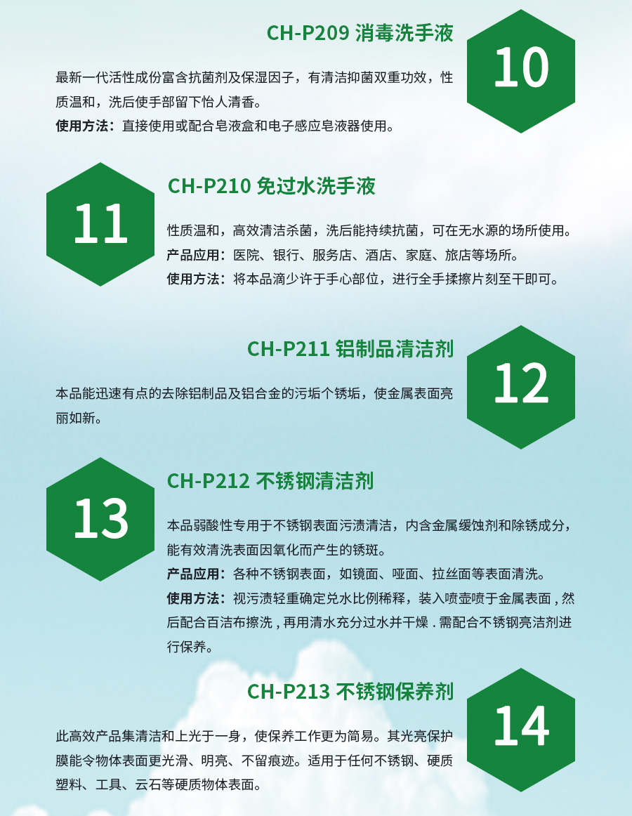 长淮清洁剂