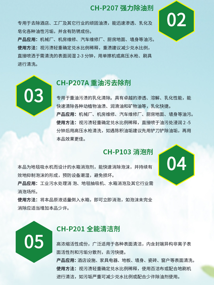 长淮清洁剂