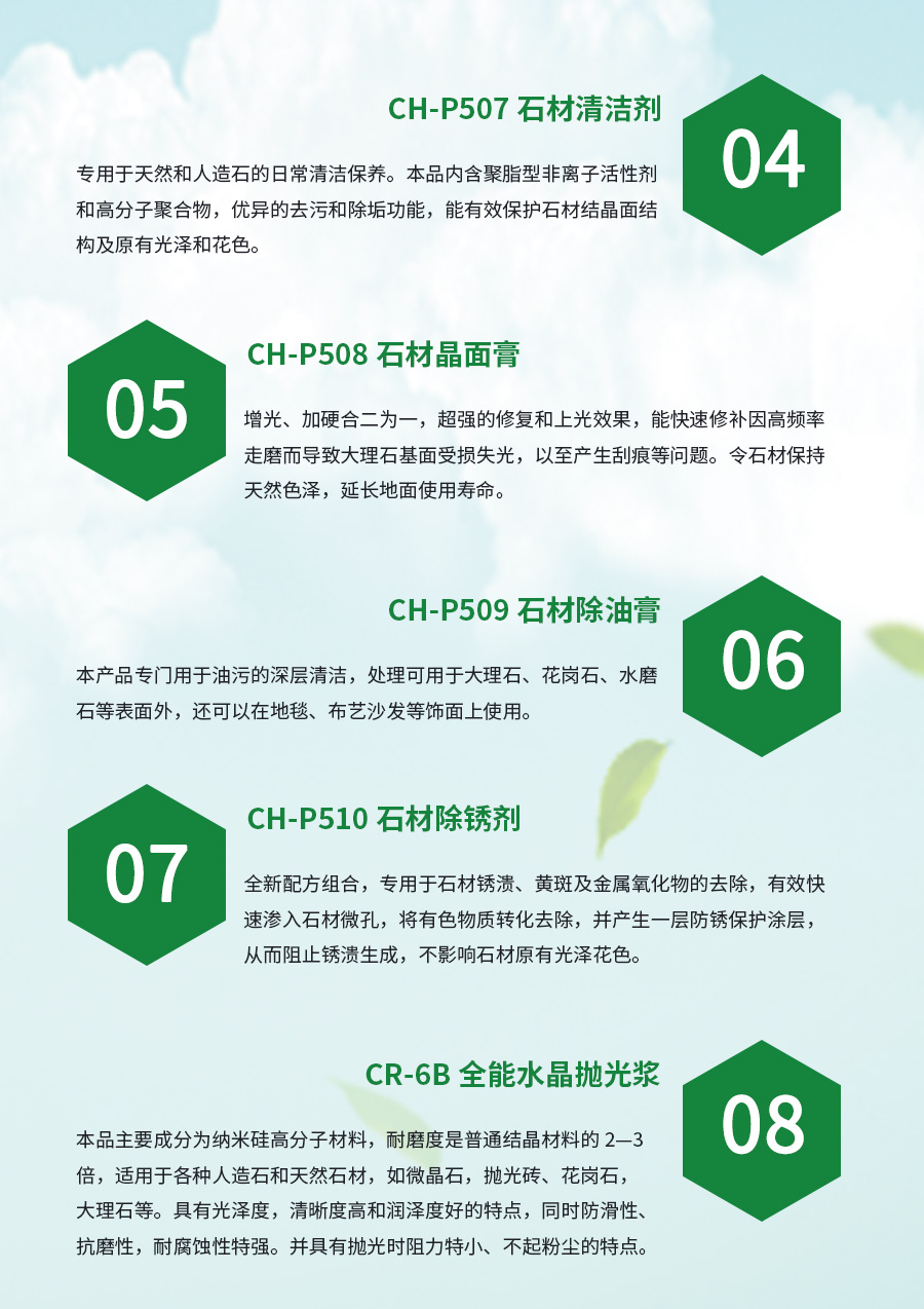 长淮硬质石材清洁剂