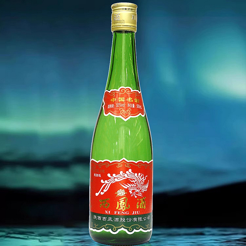 55度绿瓶西凤酒