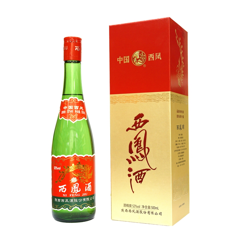 西凤绿瓶红盖