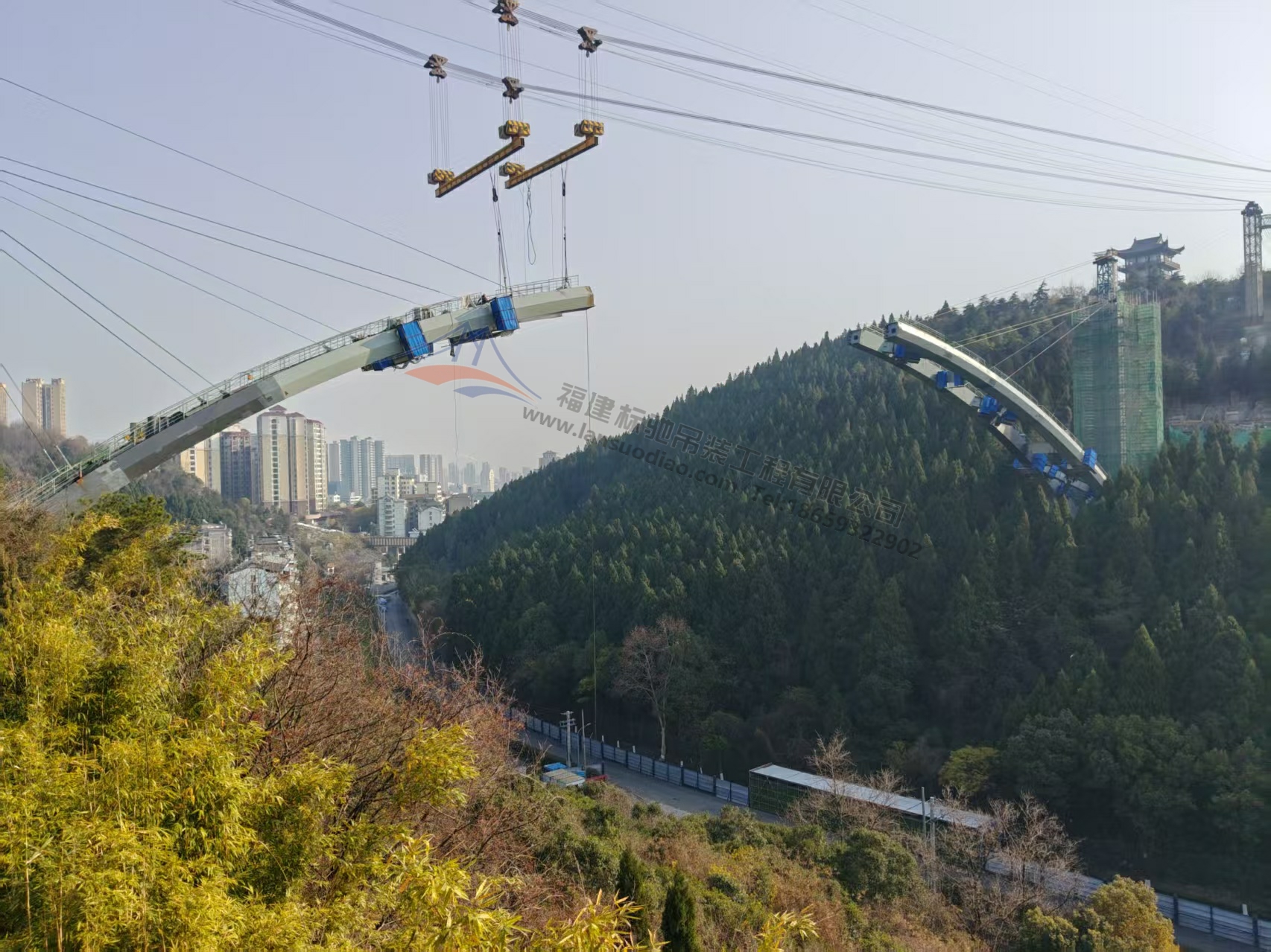 湖北荆门两山廊桥