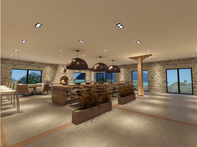 西藏巴松措明镜山庄