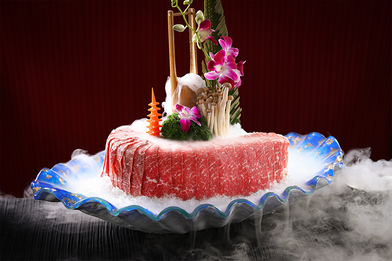 过桥雪花牛肉 288