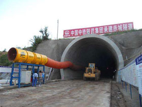 隧道风筒布到达输送距离上面的需求