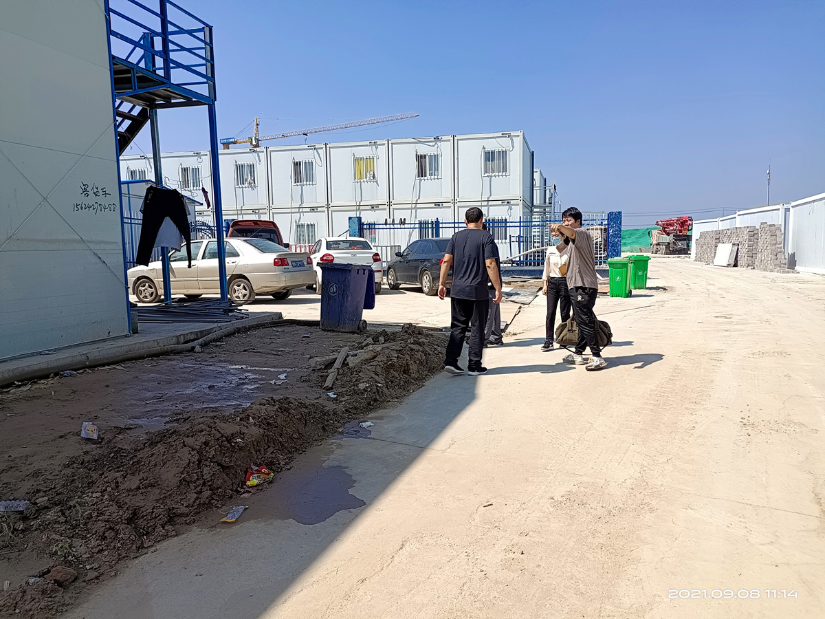 美誉咨询工程师到武城县人民医院进行水土保持监测现场