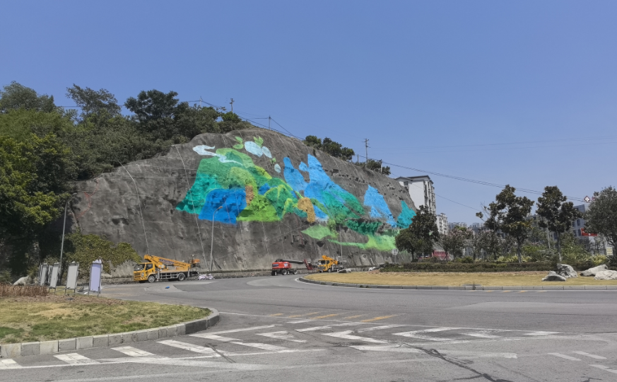 涪陵区白涛街道转盘涪陵北纬30°花园超市绘画漆由重庆伊辰涂料有限公司 提供全套产品服务