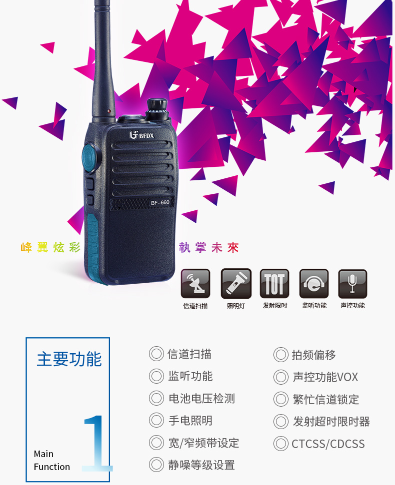 北峰对讲机，迷你对讲机，BF660对讲机