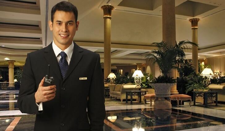 酒店对讲机使用图