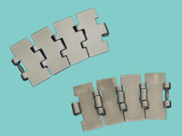 SS881 stainless steel flat top chains-side flex