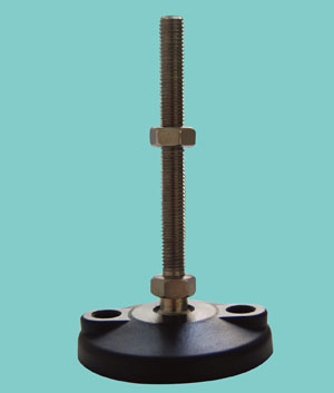Articulated feet ZY-1B D100 with mounting holes