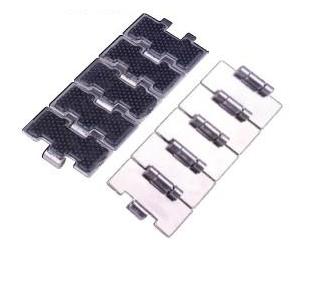 Stainless steel chains with rubber friction top 