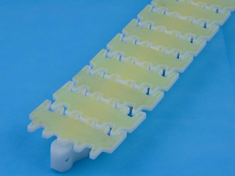 LF63 flexible conveyor chains with rubber friction top 