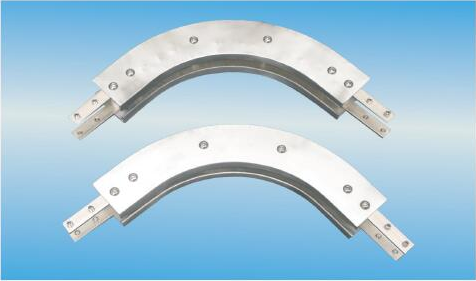 Vertical bends for flexible modular conveyor system