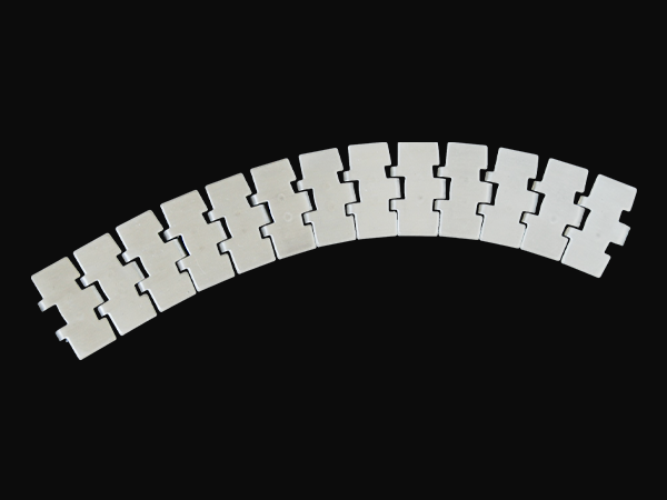 SS881TAB  Stainless steel flat top chains-side flex