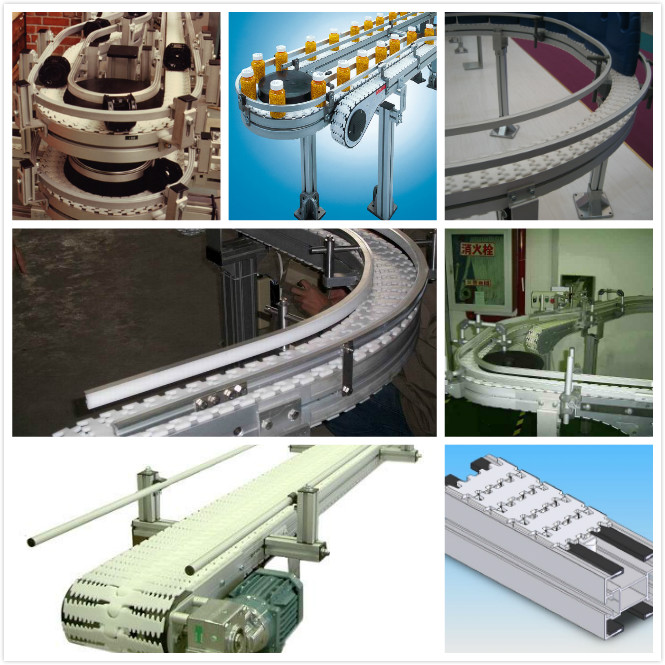 FLEXIBLE MODULAR CHAINS CONVEYOR