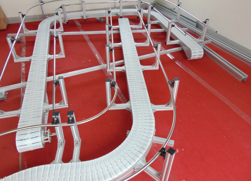 radius conveyor systems