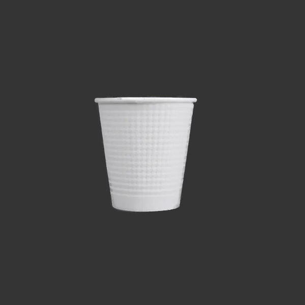 7oz Compostable Waterproof coating Dot Embossed Paper Cups