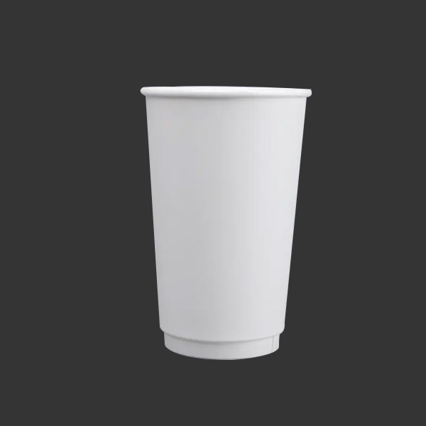 20oz Compostable Waterproof coating Double Wall Paper Cups