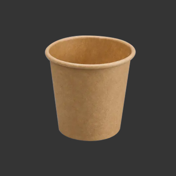 16oz waterproof Coating Single Wall Kraft Coffee Cups
