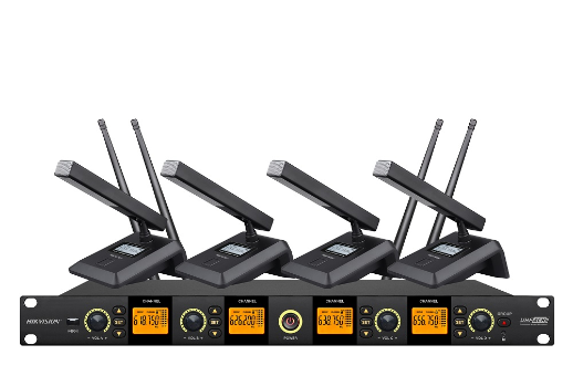 专业音频——DS-KAI2G01-4W 一拖四会议话筒 (短杆)