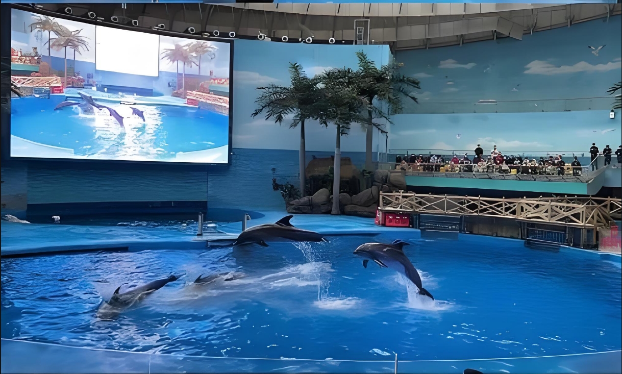 成都海昌海洋公园鲸豚表演馆音响安装及集成系统供货安装