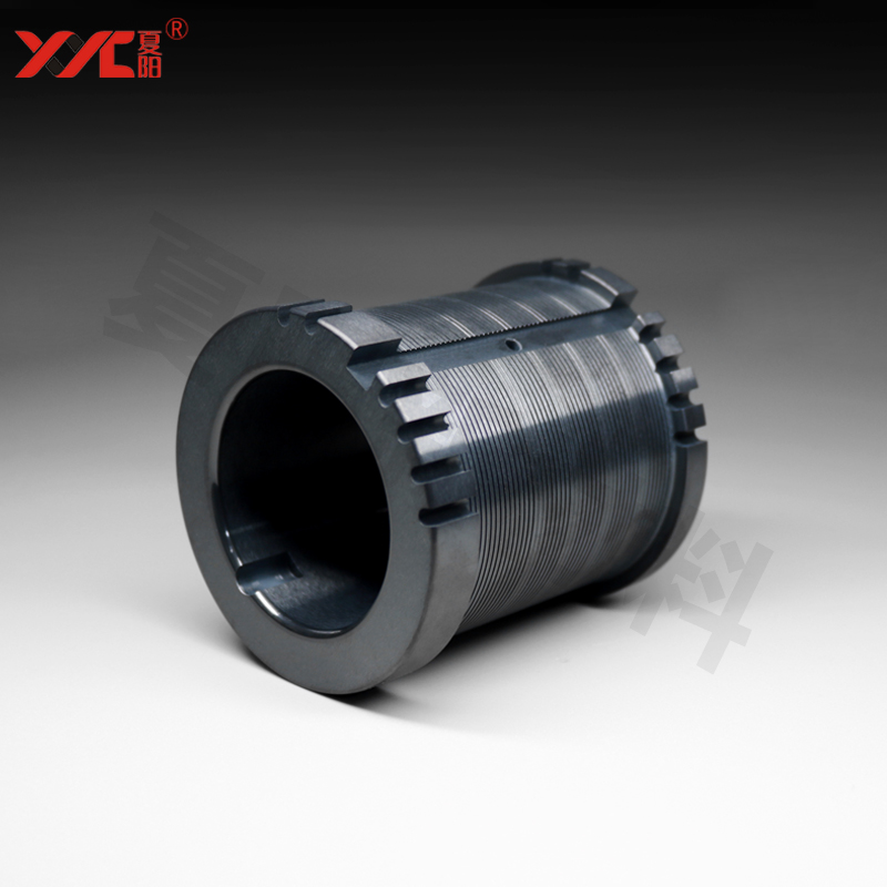 氮化硅陶瓷管套 线圈多槽 防腐绝缘 耐磨耐蚀 夏阳精密 制造厂家