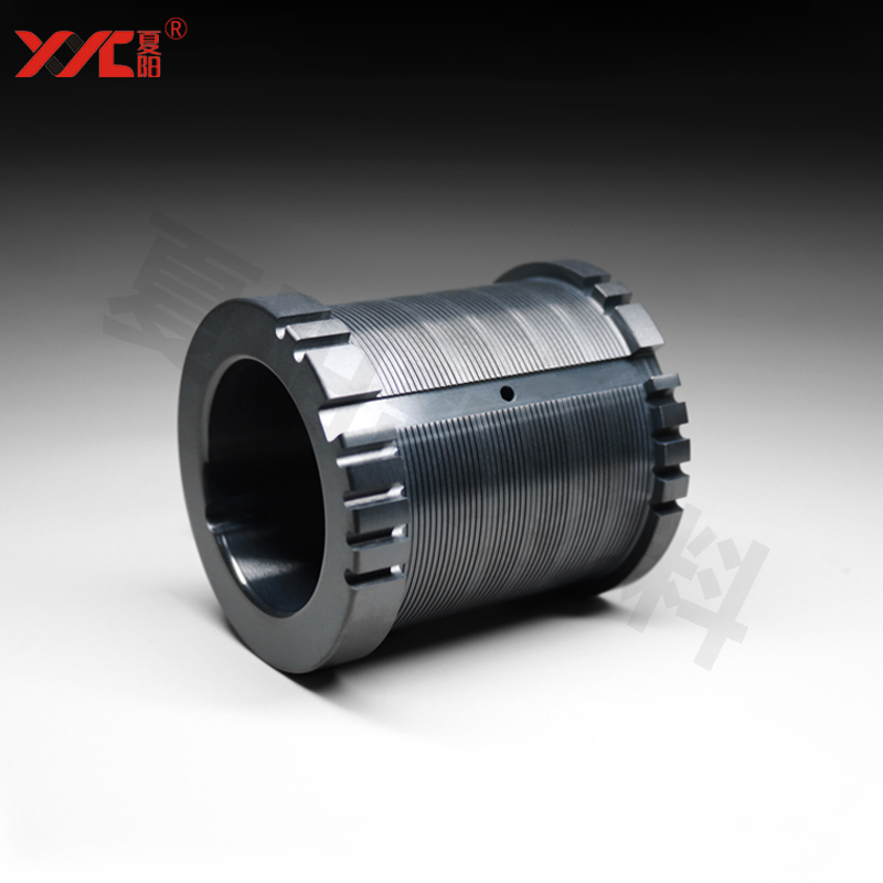 氮化硅陶瓷管套 线圈多槽 防腐绝缘 耐磨耐蚀 夏阳精密 制造厂家