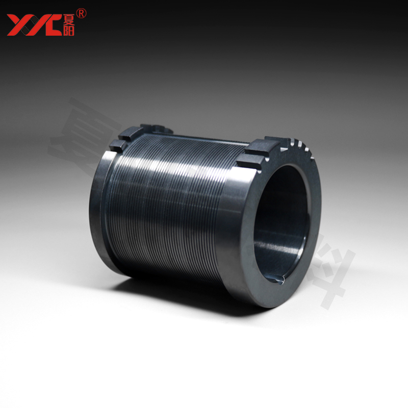 氮化硅陶瓷管套 线圈多槽 防腐绝缘 耐磨耐蚀 夏阳精密 制造厂家