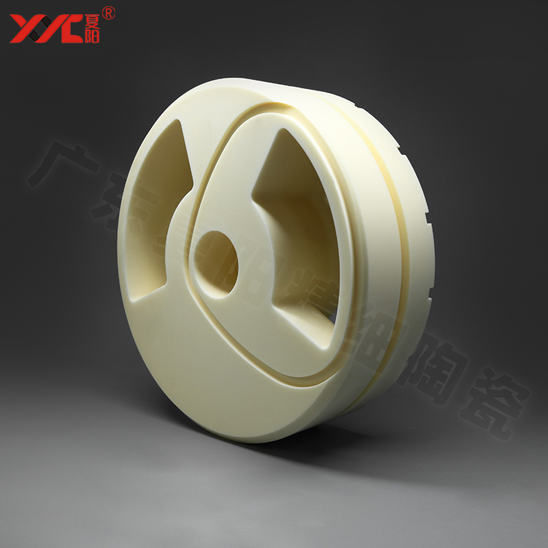 氧化铝陶瓷旋转阀 高精密加工耐磨耐腐蚀 排水净化安全 无污染配件