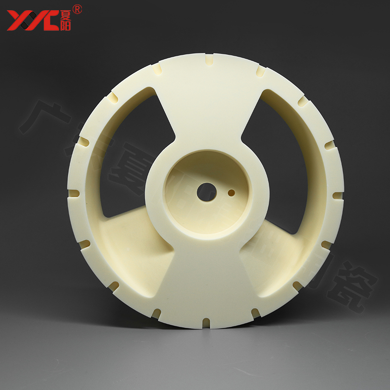 氧化铝陶瓷旋转阀 高精密加工耐磨耐腐蚀 排水净化安全 无污染配件