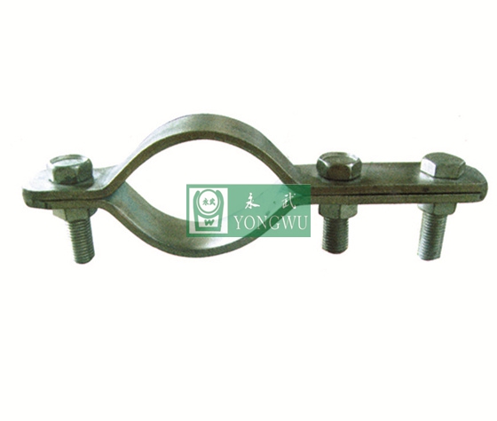 三螺栓扁钢管夹