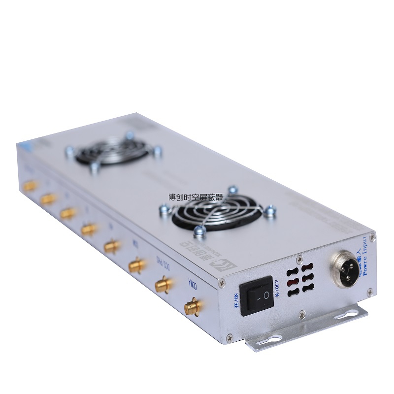 BCSK-101B-8型银色八路2G 3G 4G手机信号屏蔽器wifi无线网络信号屏蔽器
