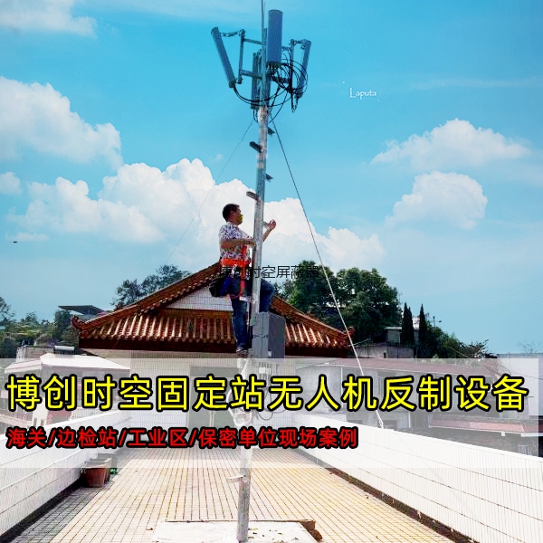 海关边检用固定式无人机管制设备3000米航拍无人机自动驱离返航视频截断无人机反制设备