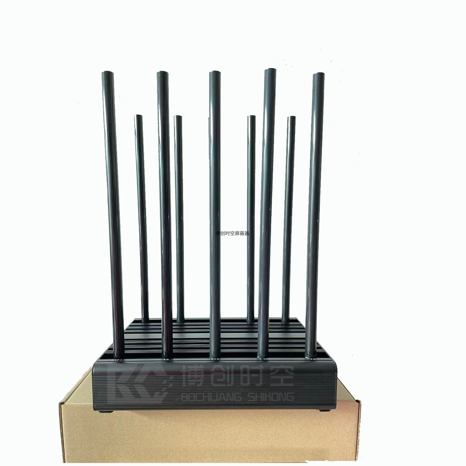 90瓦大功率外置10路5G手机信号屏蔽器适用于大面积信号较强场所使用