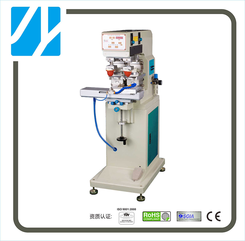 100S2小型双色穿梭移印机
