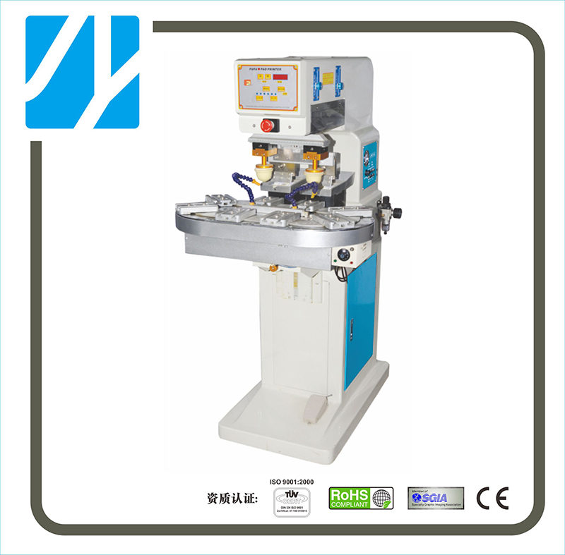 150C2中型双色转盘移印机