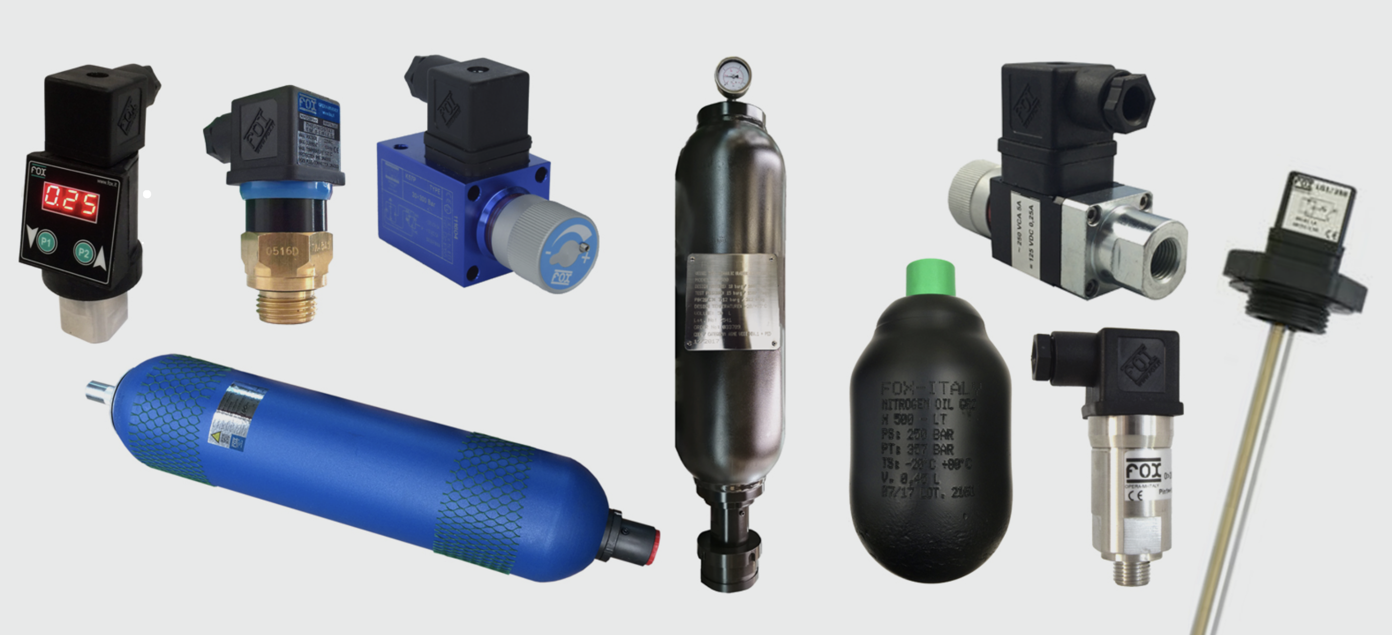 意大利FOX 压力开关｜ FOX蓄能器｜FOX阻尼器｜FOX 温度开关