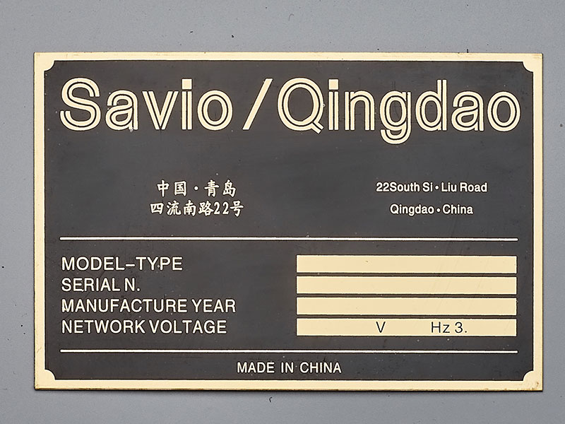 腐蚀工艺铜铭牌